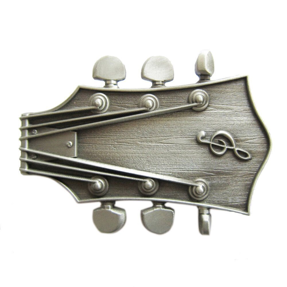 4035 Vintage Style Guitar Music Belt Buckle also Stock in the US